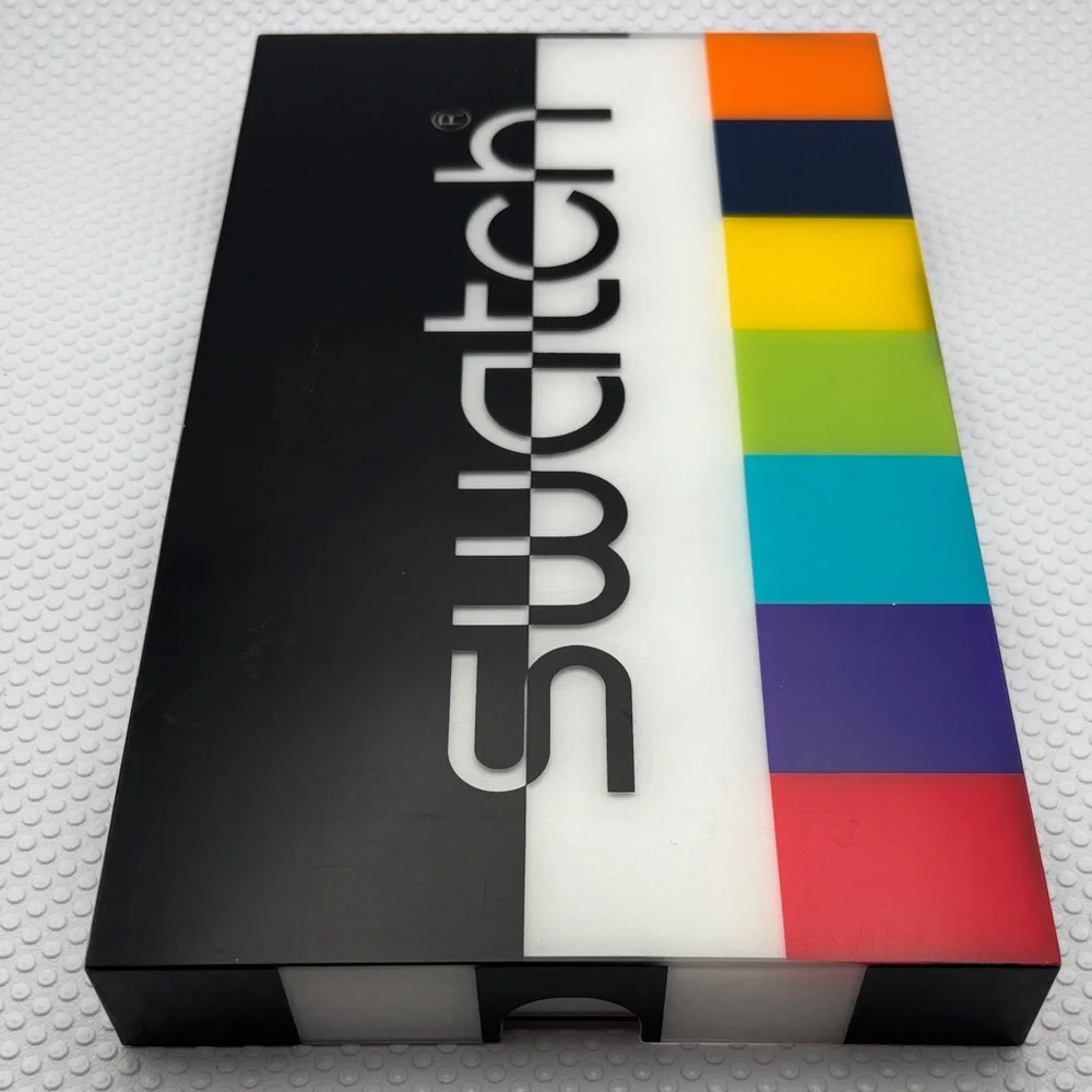 Swatch - 2 Gent Watches - Storage Box - 7 Guards